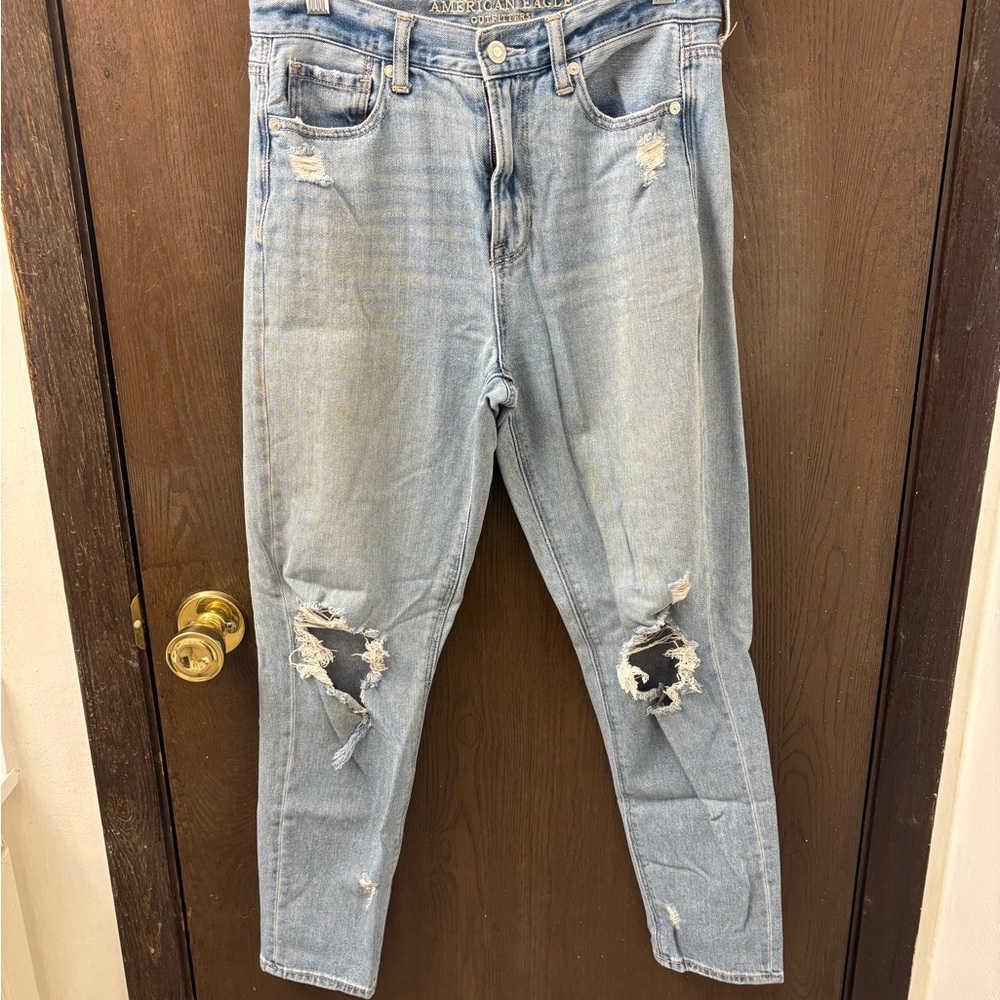 American Eagle Distressed Light Wash Jeans